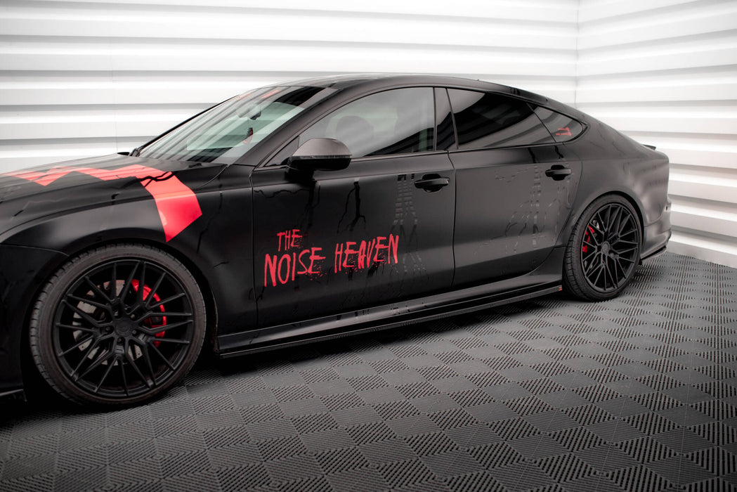 Maxton Design Side Skirts Diffusers Audi A7 RS7 Look C7