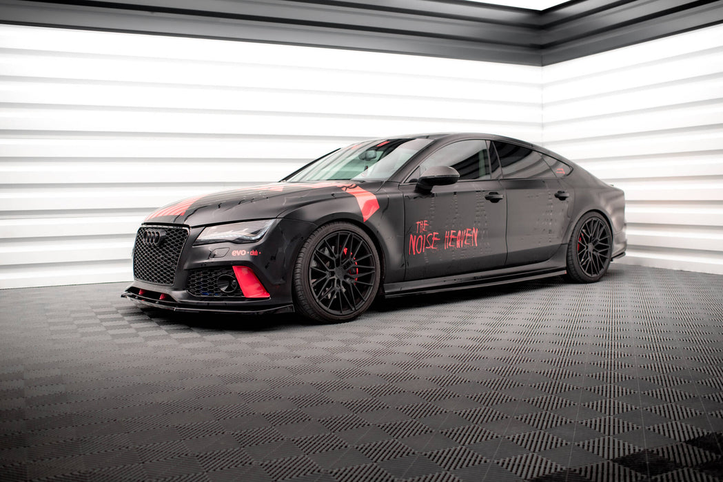Maxton Design Side Skirts Diffusers Audi A7 RS7 Look C7