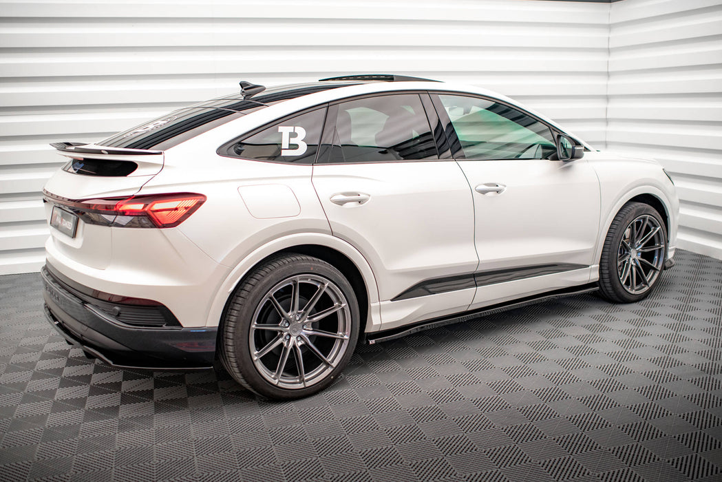 Maxton Design Side Skirts Diffusers Audi Q4 e-tron Sportback S-line Mk1