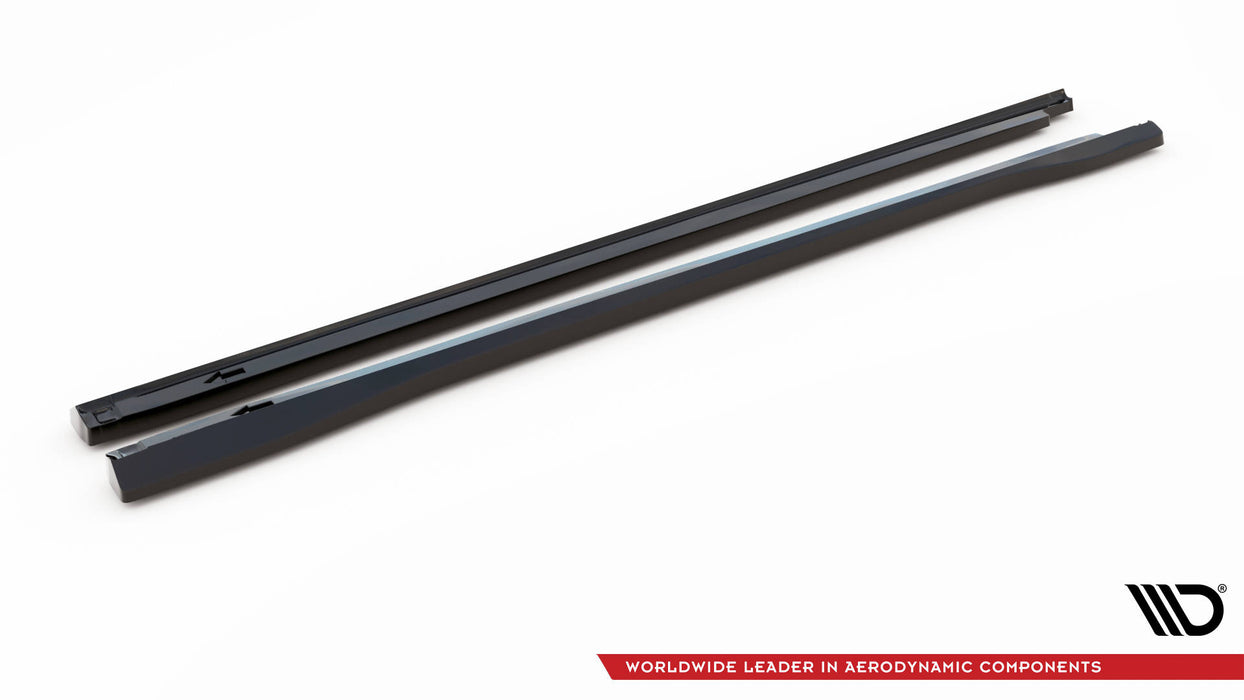 Maxton Design Side Skirts Diffusers Audi Q4 e-tron Sportback S-line Mk1