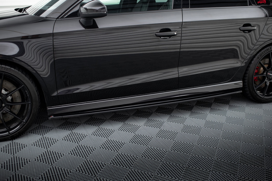 Maxton Design Side Skirts Diffusers Audi RS3 8V FL Sedan