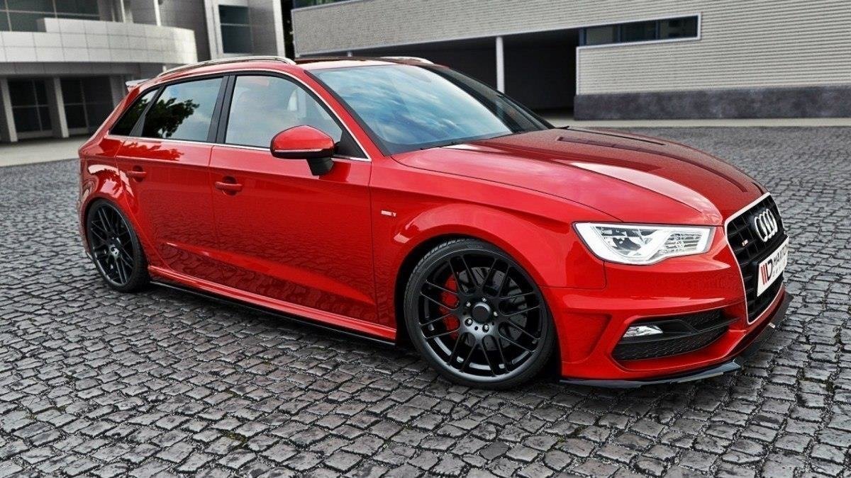 Maxton Design Side Skirts Diffusers Audi S3 / A3 S-Line 8V / 8V FL Sportback