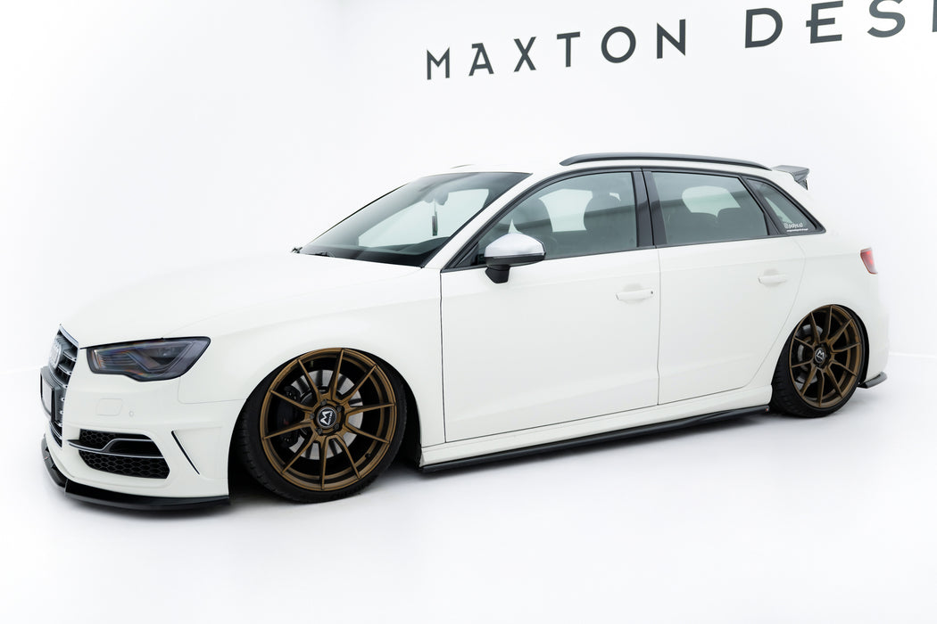 Maxton Design Side Skirts Diffusers Audi S3 / A3 S-Line Sportback 8V