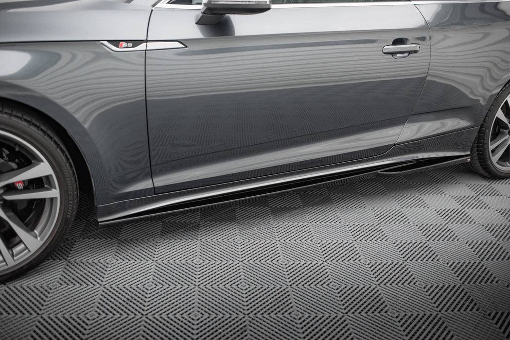 Maxton Design Side Skirts Diffusers Audi S5 Coupe / A5 S-Line Coupe F5 Facelift