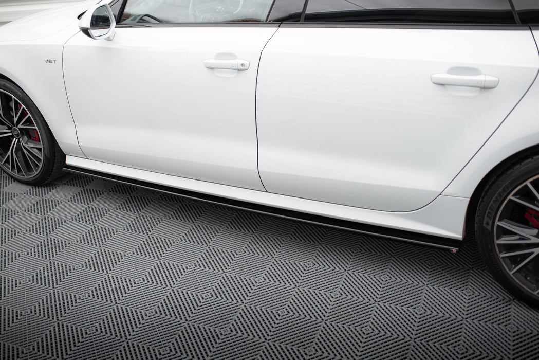 Maxton Design Side Skirts Diffusers Audi S7 / A7 S-Line C7 FL