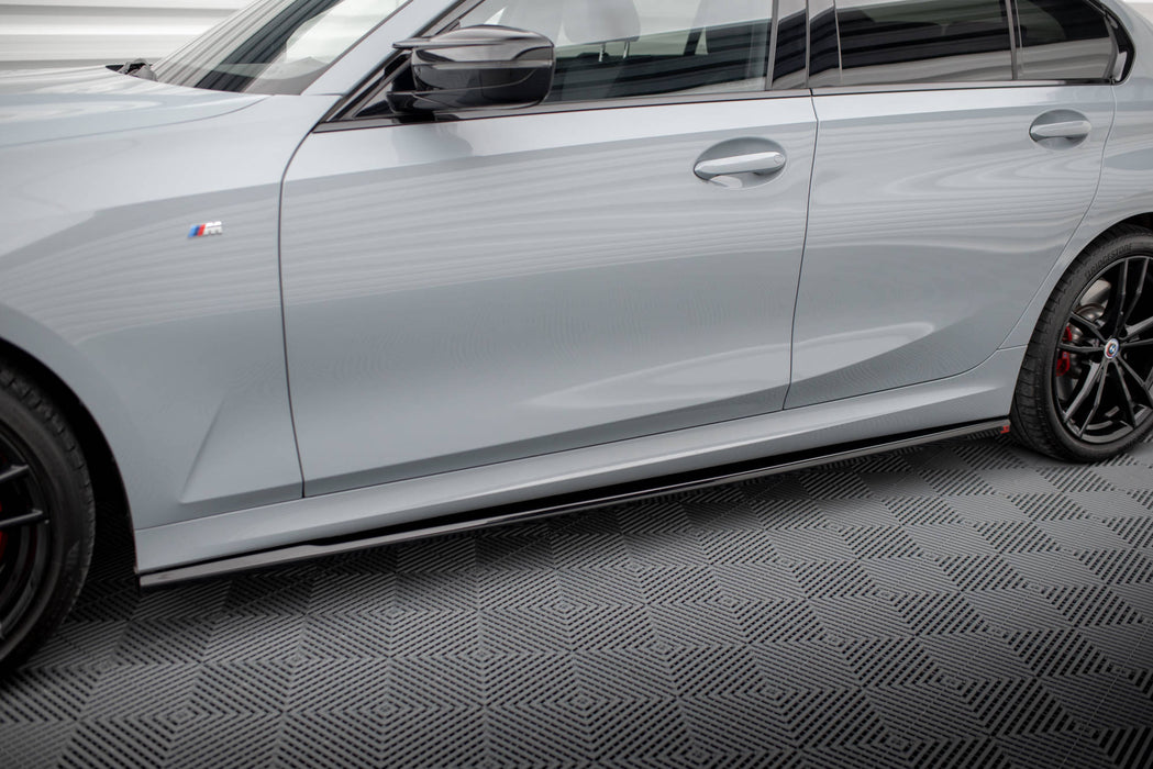 Maxton Design Side Skirts Diffusers BMW 3 M340i / M-Pack G20 / G21 Facelift