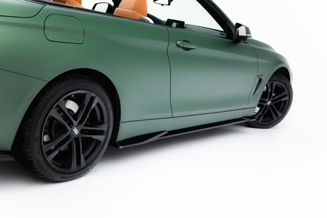 Maxton Design Side Skirts Diffusers BMW 4 Cabrio / Coupe F33 / F32