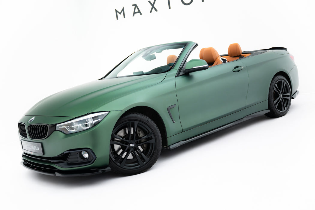 Maxton Design Side Skirts Diffusers BMW 4 Cabrio / Coupe F33 / F32