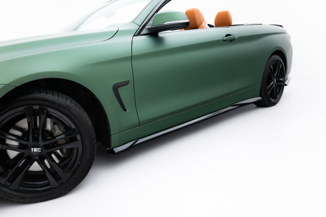 Maxton Design Side Skirts Diffusers BMW 4 Cabrio / Coupe F33 / F32