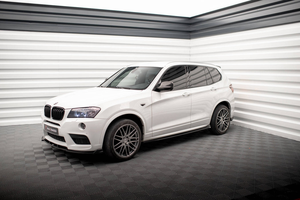 Maxton Design Side Skirts Diffusers BMW X3 M-Pack F25