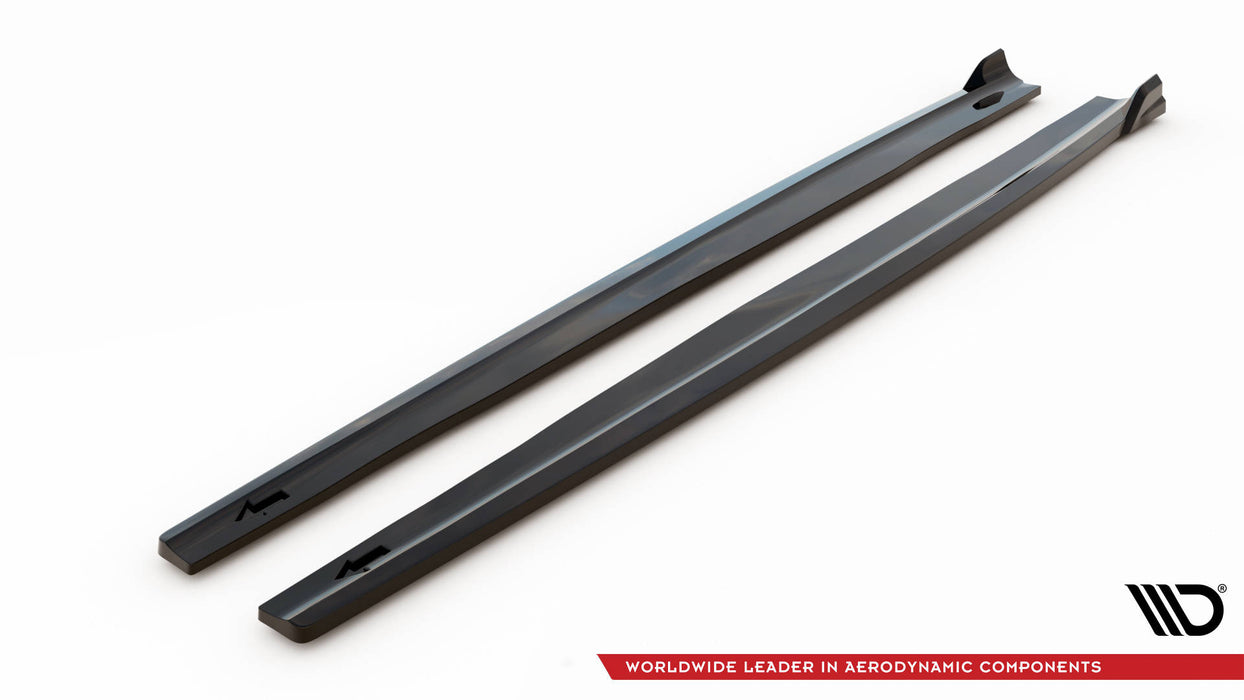 Maxton Design Side Skirts Diffusers BMW X3 M-Pack F25