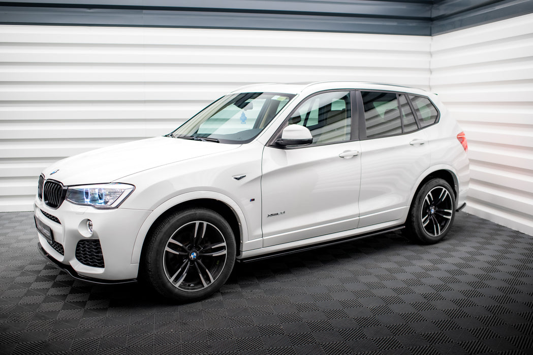 Maxton Design Side Skirts Diffusers BMW X3 M-Pack F25 Facelift