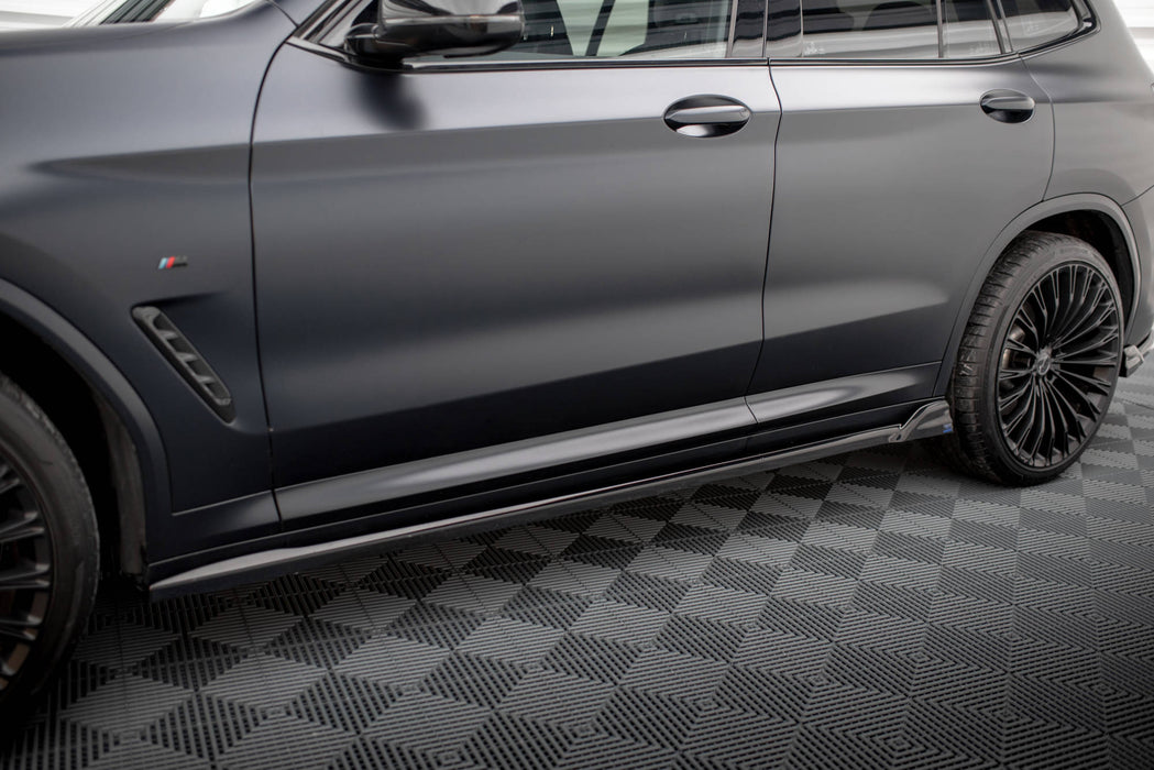 Maxton Design Side Skirts Diffusers BMW X3 M-Pack G01 Facelift