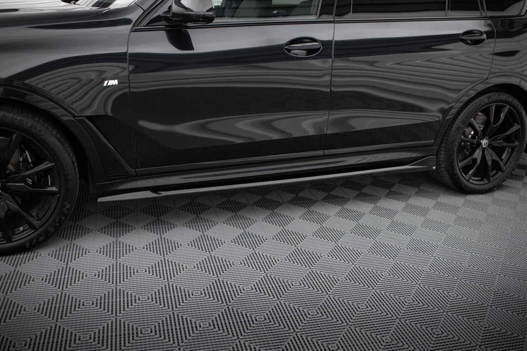 Maxton Design Side Skirts Diffusers BMW X7 M-Pack G07 Facelift