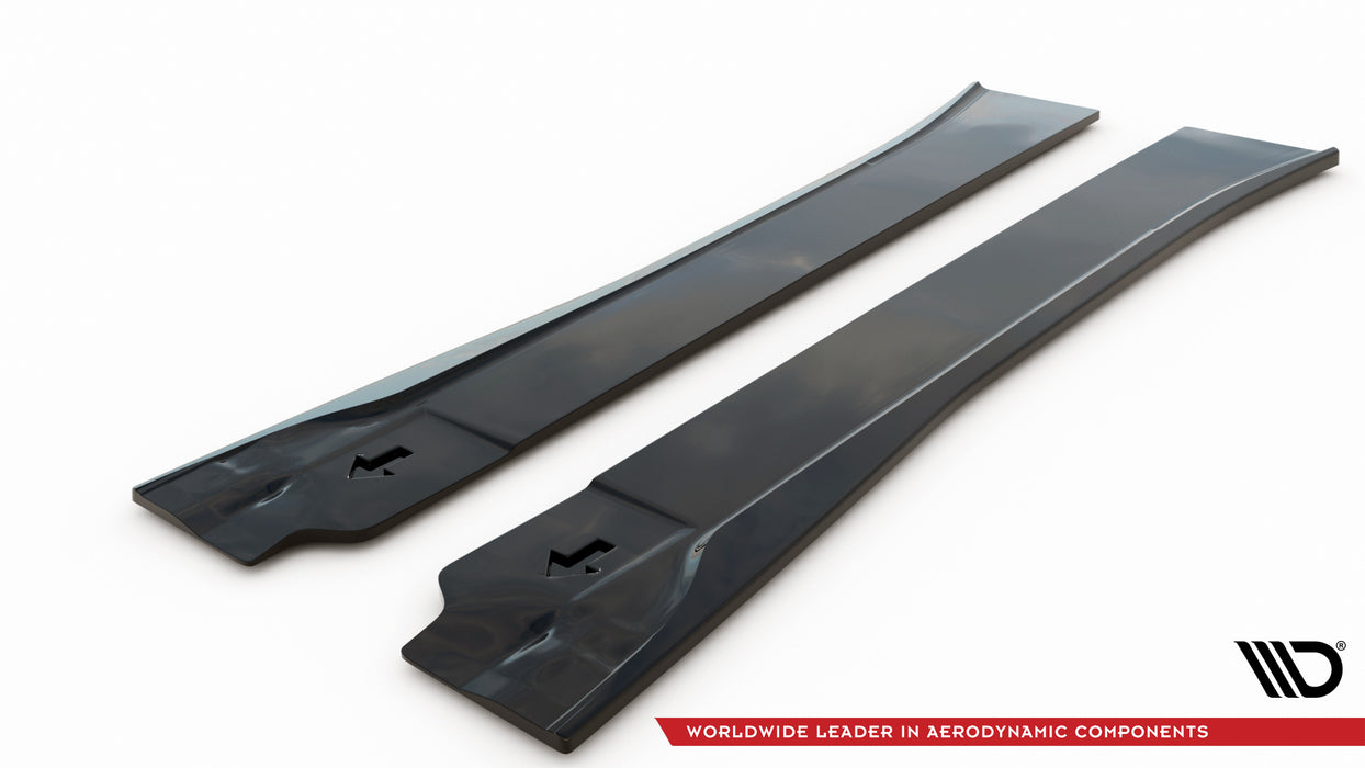 Maxton Design Side Skirts Diffusers BMW i3 S Mk1 Facelift