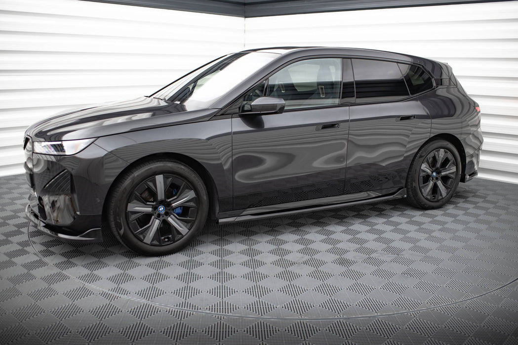 Maxton Design Side Skirts Diffusers BMW iX M-Pack i20 / I20 Facelift