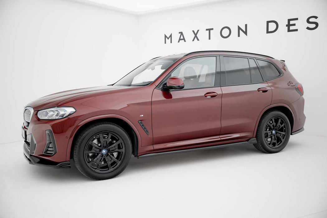 Maxton Design Side Skirts Diffusers BMW iX3 M-Pack G08 Facelift