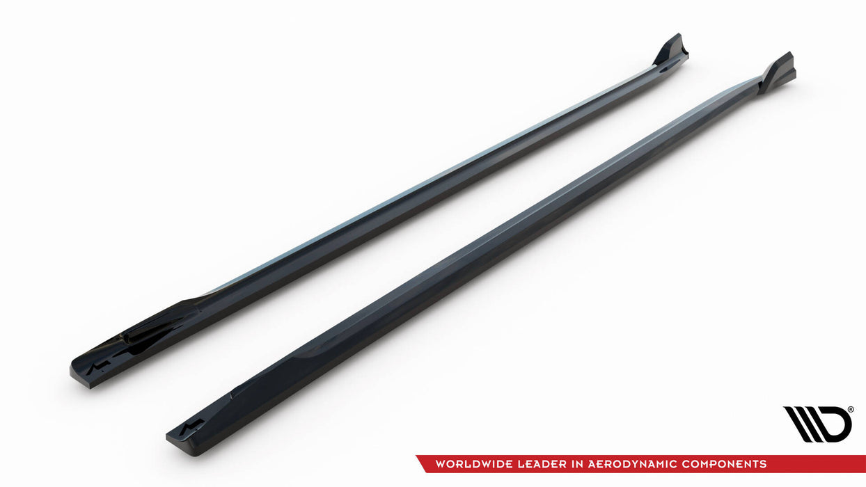 Maxton Design Side Skirts Diffusers BMW iX3 M-Pack G08 Facelift