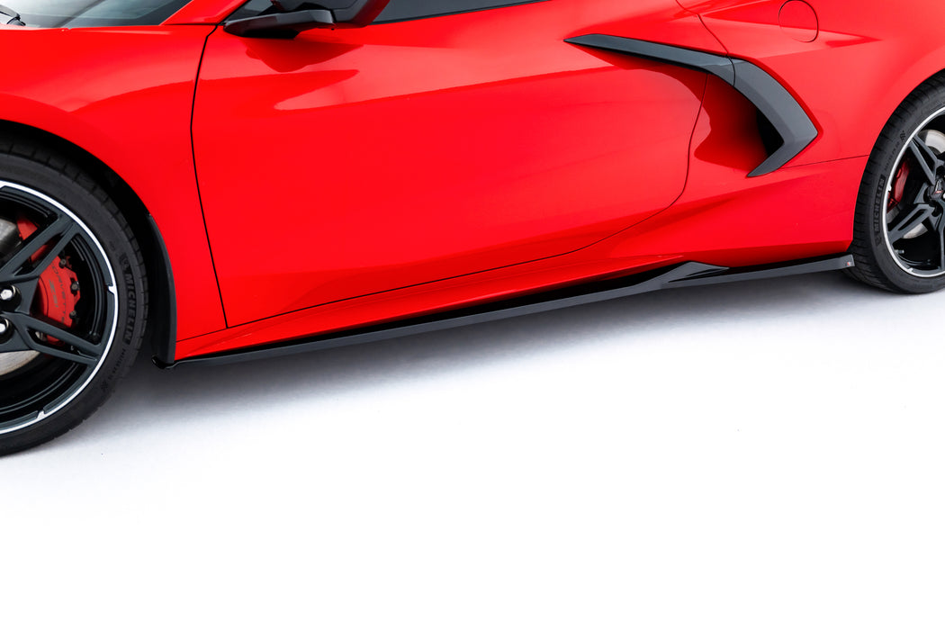 Maxton Design Side Skirts Diffusers Chevrolet Corvette C8