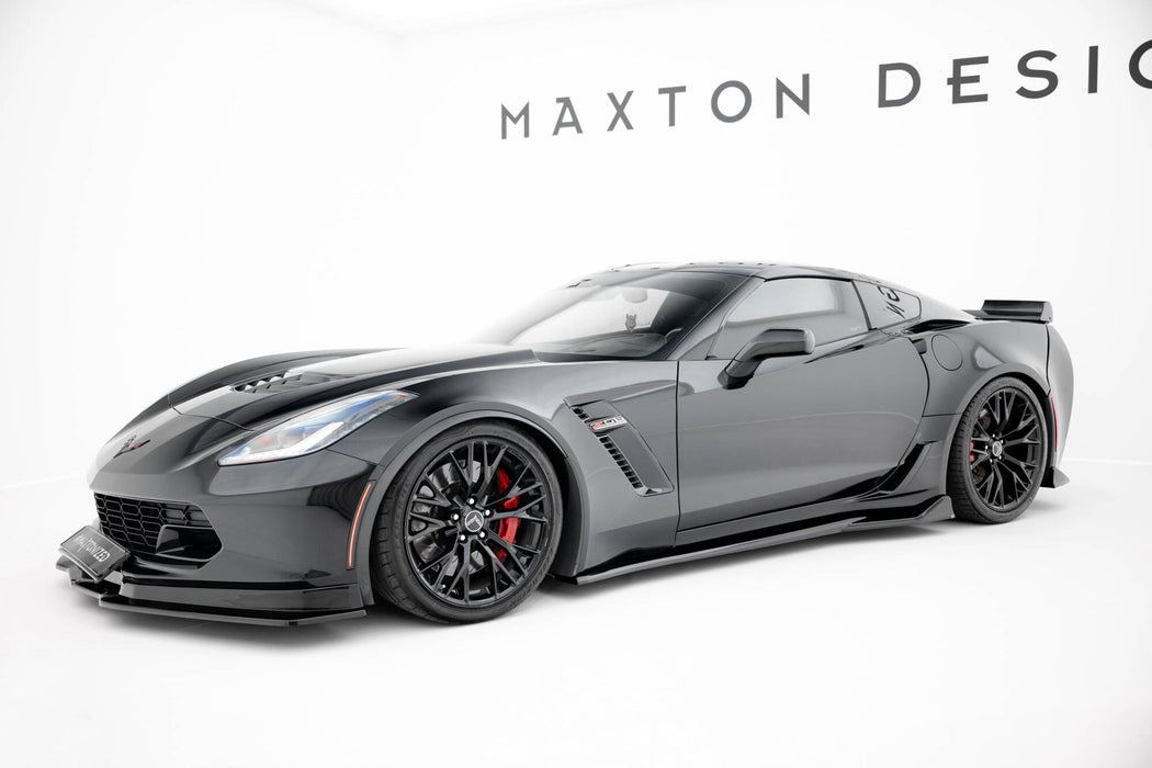 Maxton Design Side Skirts Diffusers Chevrolet Corvette Z06 C7