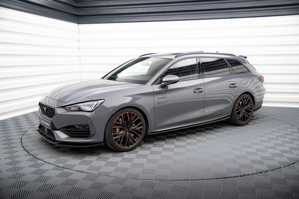 Maxton Design Side Skirts Diffusers Cupra Leon Aero Mk1