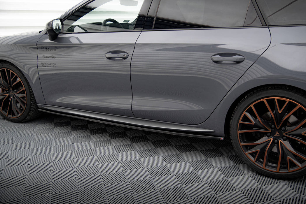 Maxton Design Side Skirts Diffusers Cupra Leon Aero Mk1