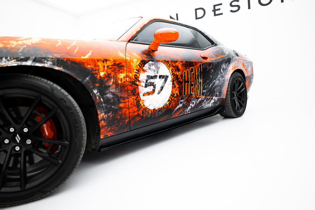 Maxton Design Side Skirts Diffusers Dodge Challenger GT Mk3 Facelift