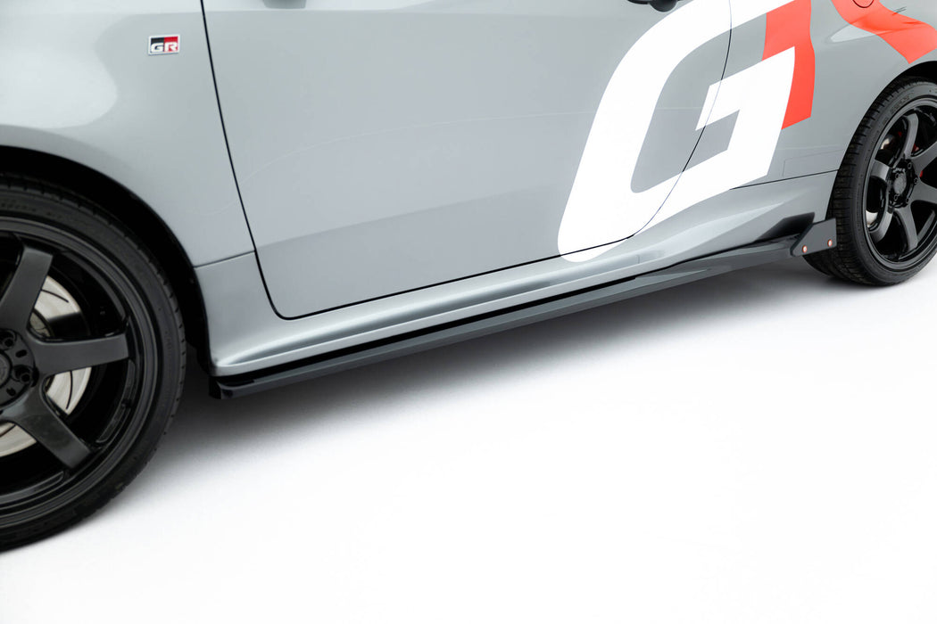 Maxton Design Side Skirts Diffusers + Flaps Toyota GR Yaris Mk4 Facelift