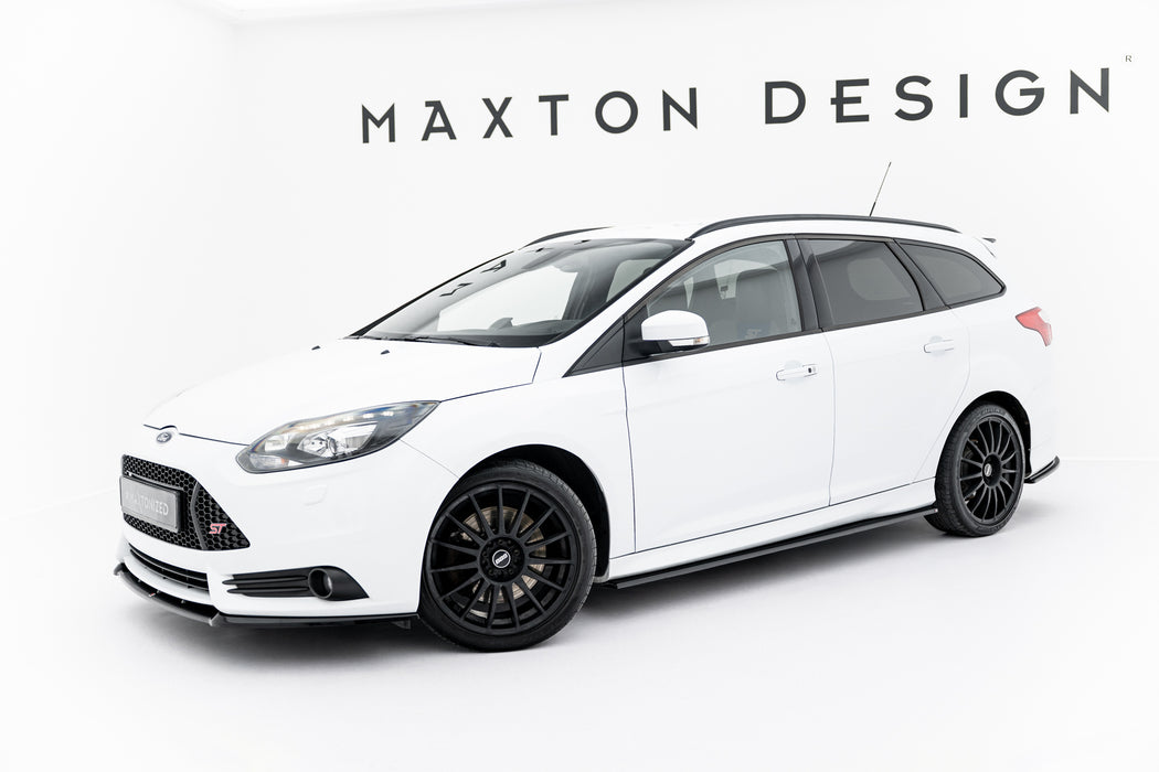 Maxton Design Side Skirts Diffusers Ford Focus ST / ST-Line Mk3 / Mk3 FL Hatchback / Estate