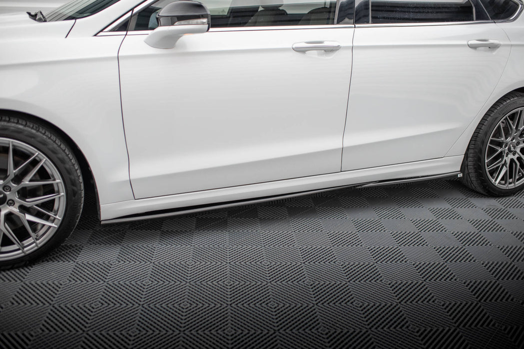 Maxton Design Side Skirts Diffusers Ford Mondeo Sport Mk5 Facelift / Fusion Sport Mk2 Facelift
