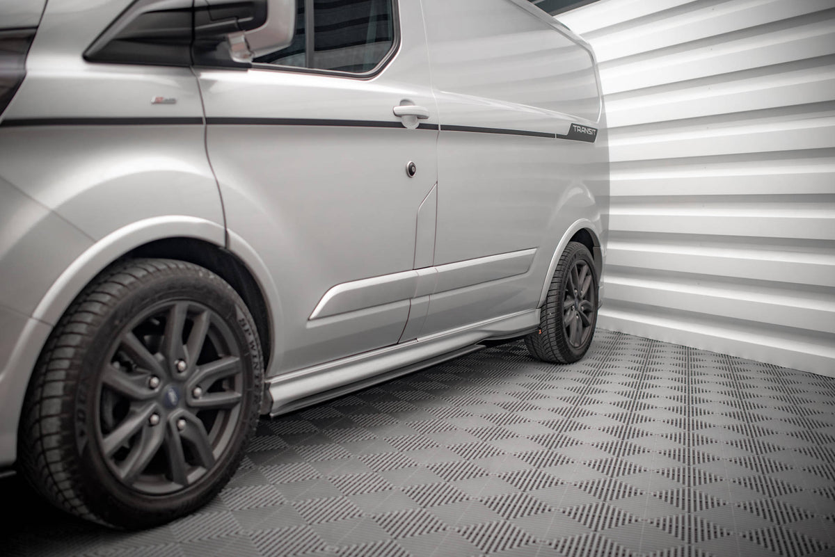 Maxton Design Side Skirts Diffusers Ford Transit Custom ST-Line Mk1 Fa ...