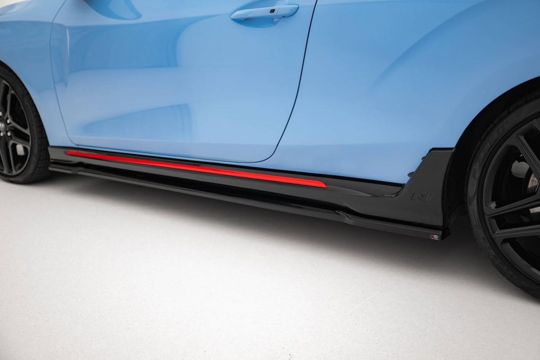 Maxton Design Side Skirts Diffusers Hyundai Veloster N Mk2