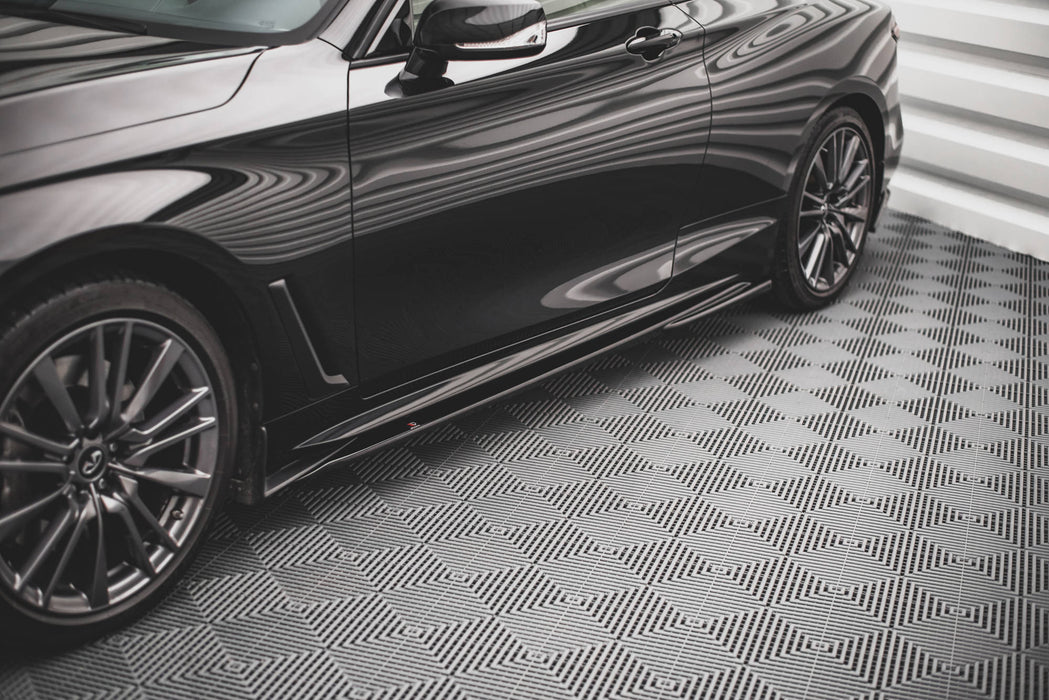 Maxton Design Side Skirts Diffusers Infiniti Q60 S Mk2