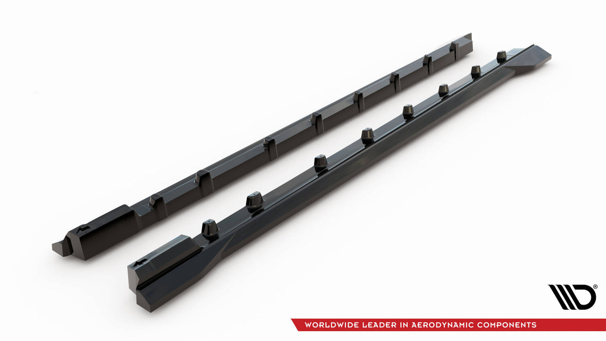 Maxton Design Side Skirts Diffusers Jaguar F-Pace R-Sport Mk1