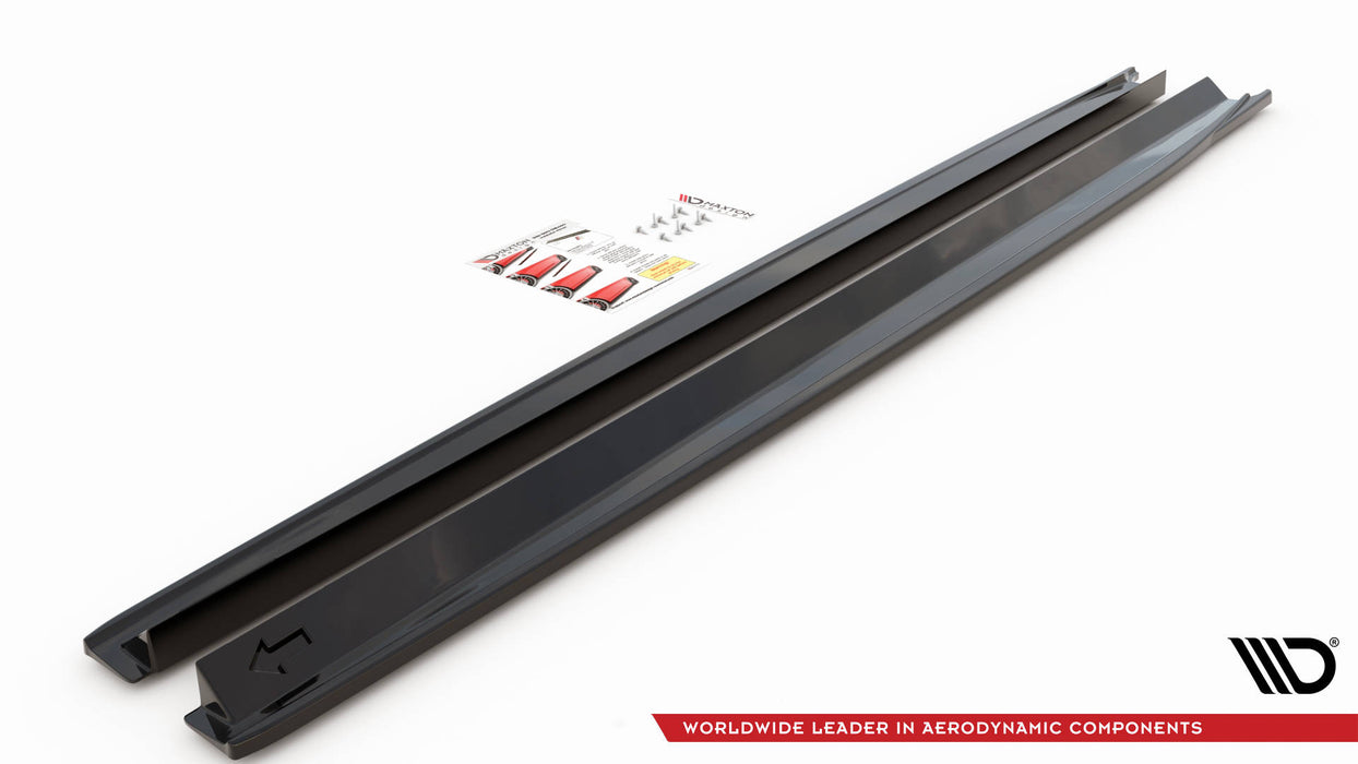 Maxton Design Side Skirts Diffusers Jaguar XF R-Sport Mk2