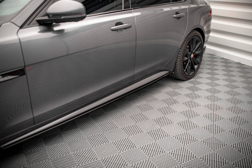 Maxton Design Side Skirts Diffusers Jaguar XF R-Sport Mk2