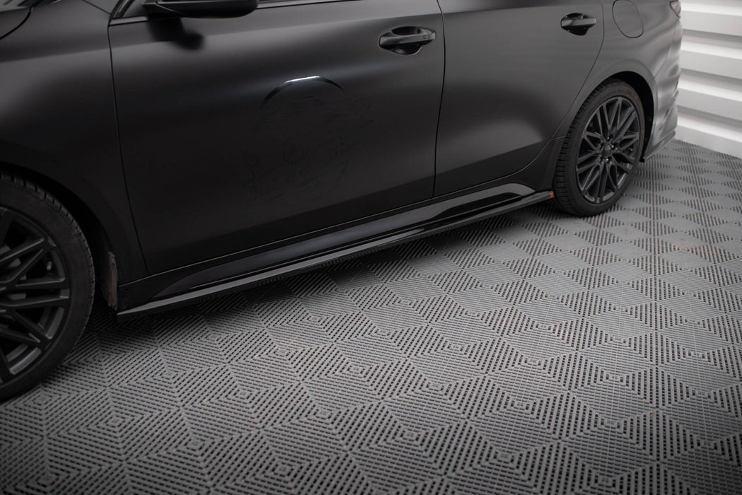 Maxton Design Side Skirts Diffusers Kia Proceed GT / GT-Line Mk1 Facelift / Ceed GT Mk3 Facelift