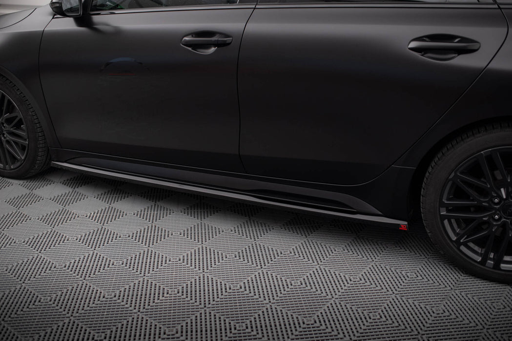 Maxton Design Side Skirts Diffusers Kia Proceed GT / GT-Line Mk1 Facelift / Ceed GT Mk3 Facelift