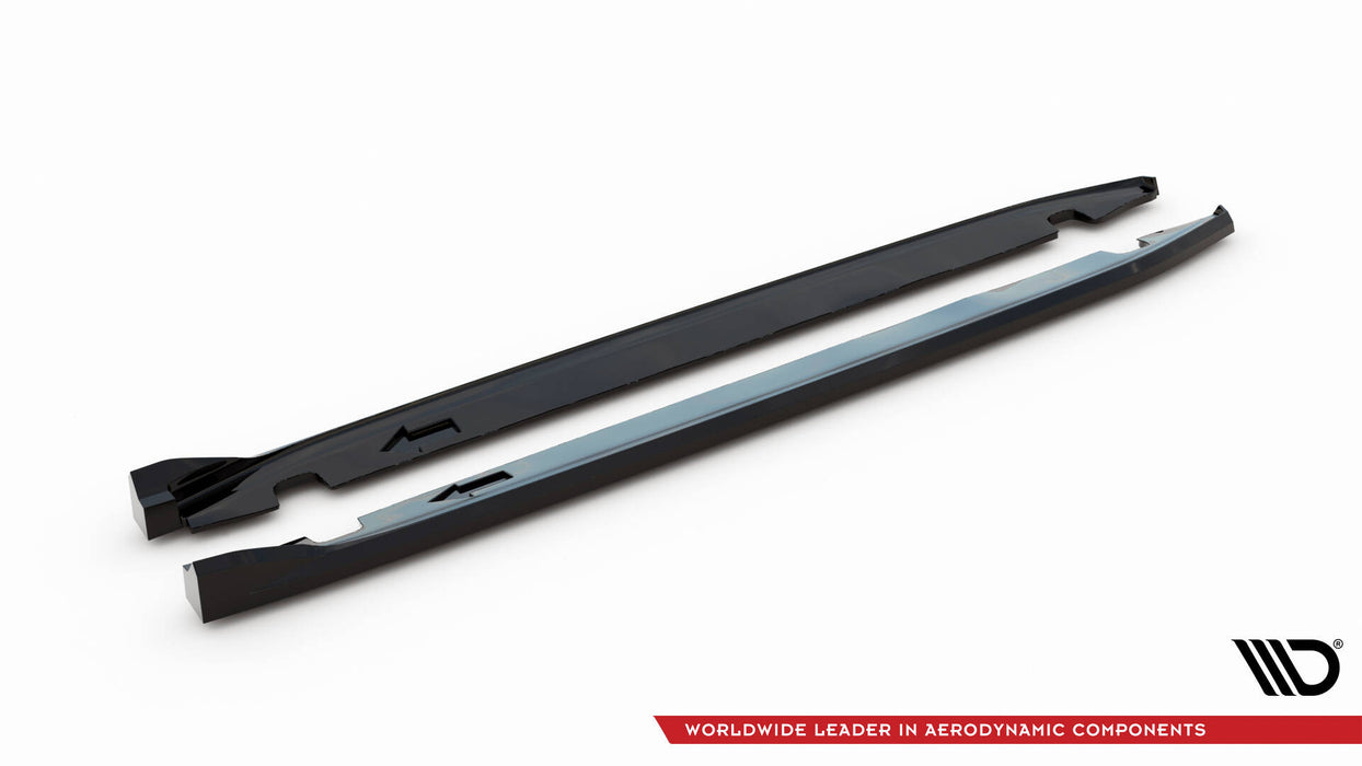 Maxton Design Side Skirts Diffusers Lexus RX Mk4 Facelift (version with OEM step rails)