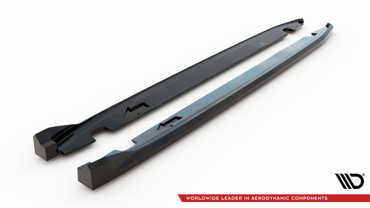Maxton Design Side Skirts Diffusers Lexus RX Mk4 Facelift (version with OEM step rails)