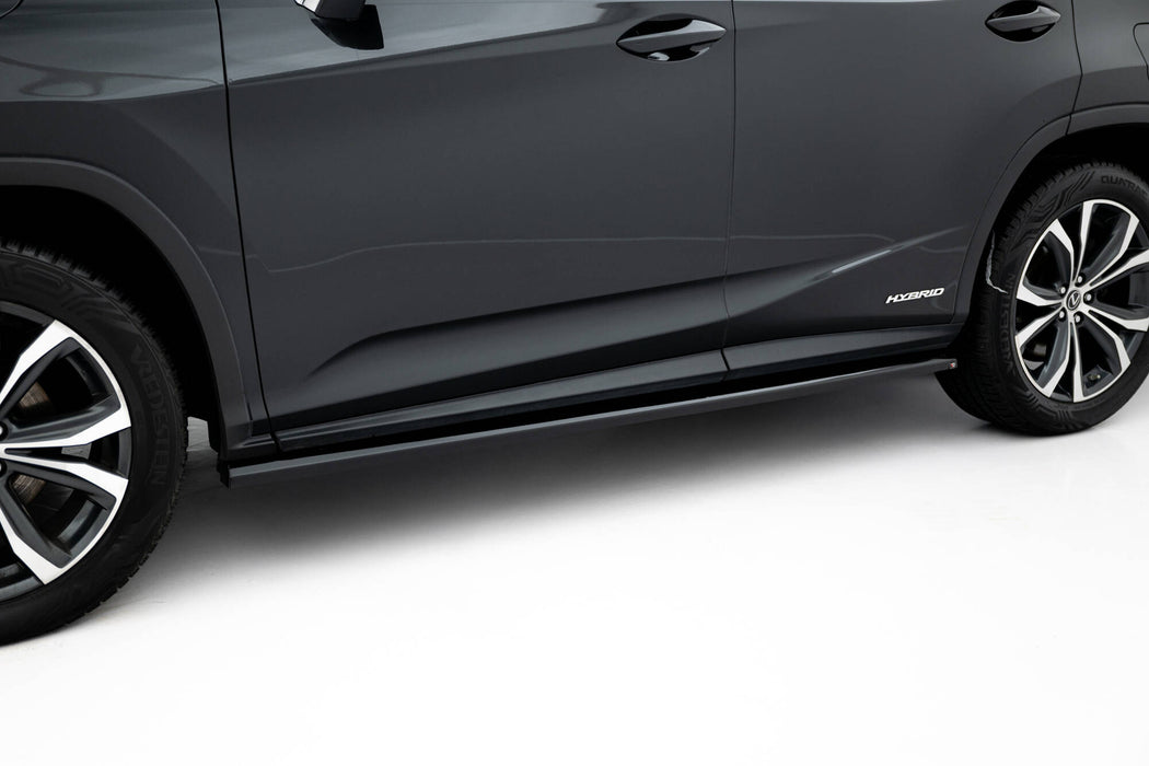 Maxton Design Side Skirts Diffusers Lexus RX Mk4 Facelift (version without OEM step rails)