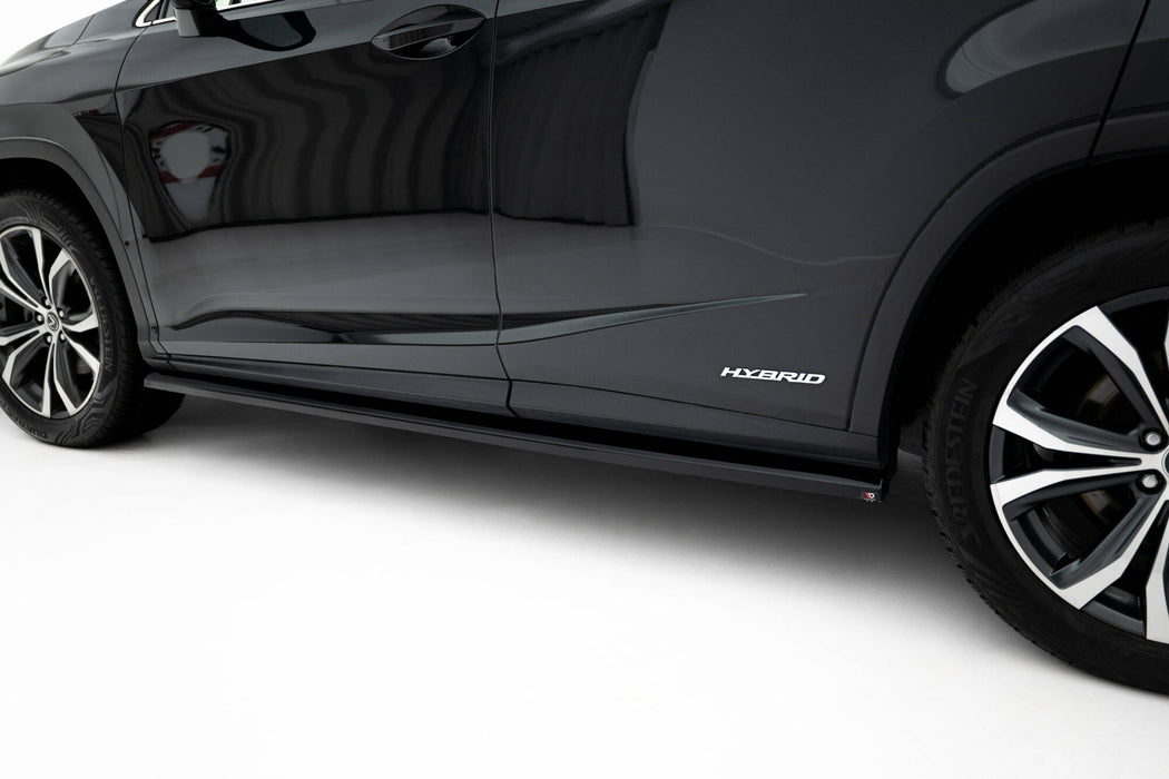 Maxton Design Side Skirts Diffusers Lexus RX Mk4 Facelift (version without OEM step rails)
