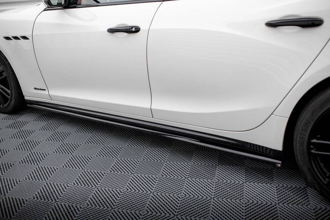 Maxton Design Side Skirts Diffusers Maserati Ghibli Mk3 Facelift