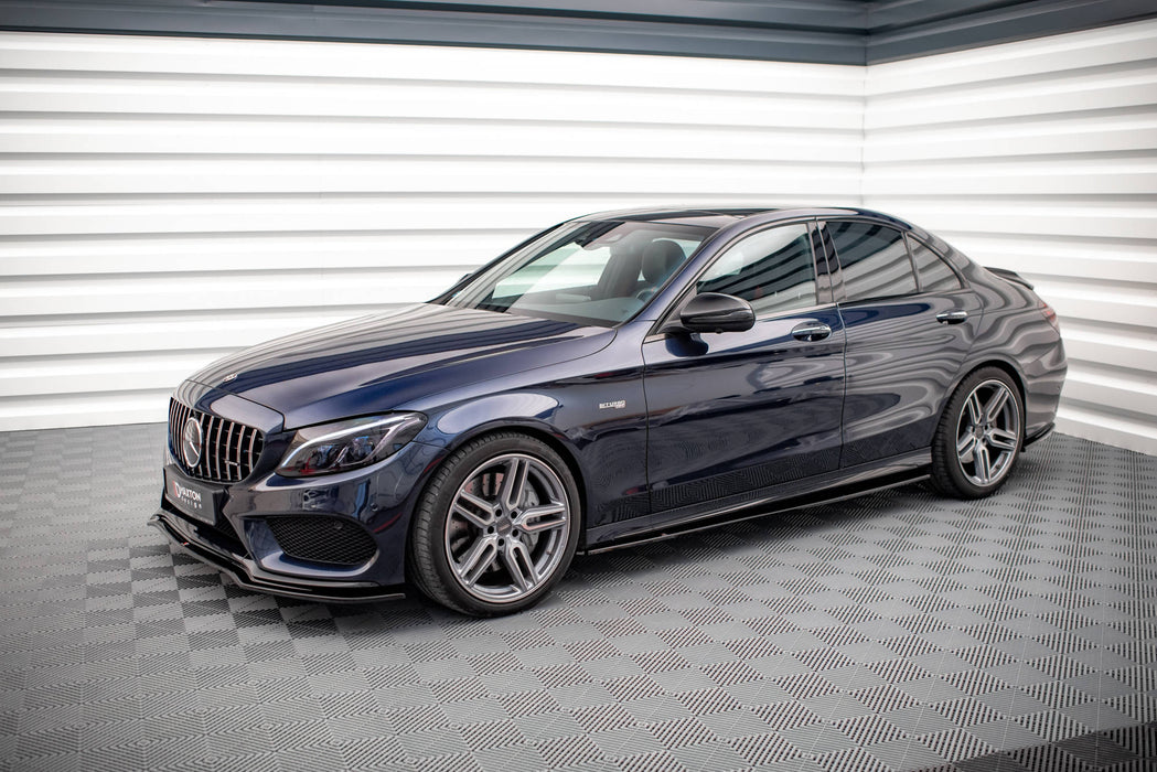 Maxton Design Side Skirts Diffusers Mercedes-AMG C 43 / AMG-Line W205