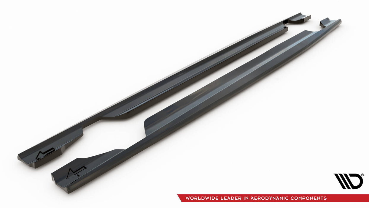 Maxton Design Side Skirts Diffusers Mercedes-AMG C43 Coupe / Cabrio C205 Facelift / A205 Facelift