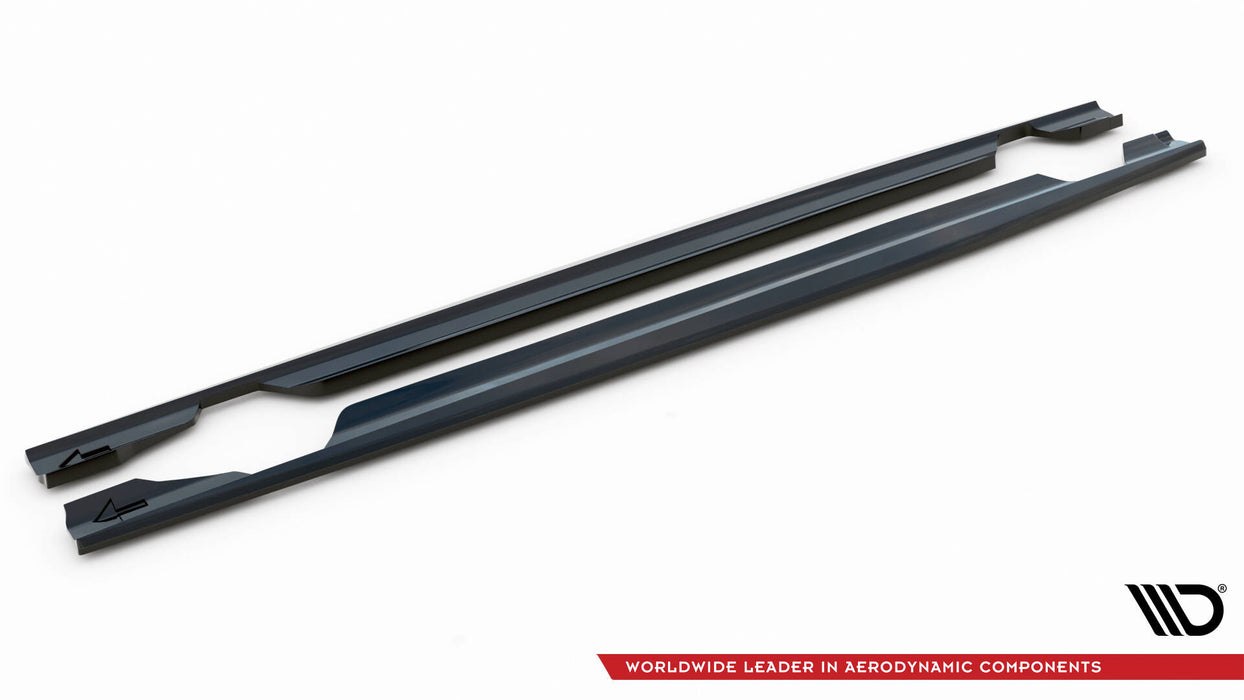 Maxton Design Side Skirts Diffusers Mercedes-AMG C43 Coupe / Cabrio C205 Facelift / A205 Facelift