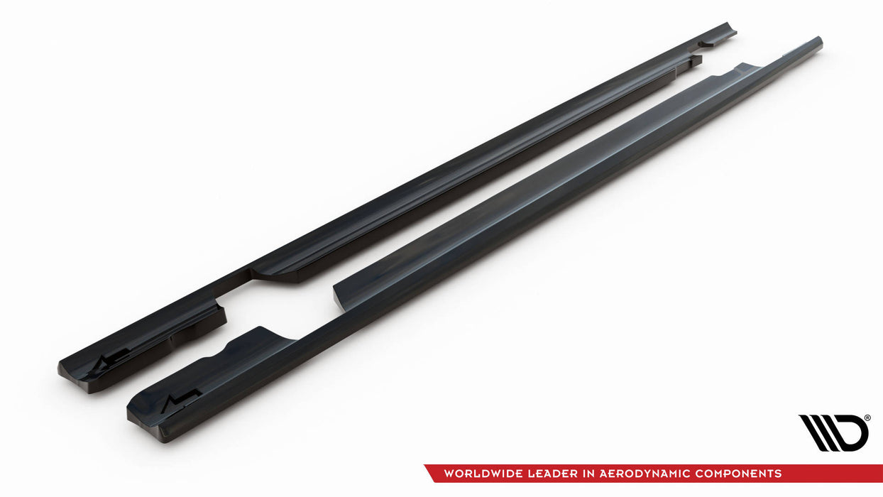 Maxton Design Side Skirts Diffusers Mercedes-AMG C63 Sedan / Estate W205 Facelift