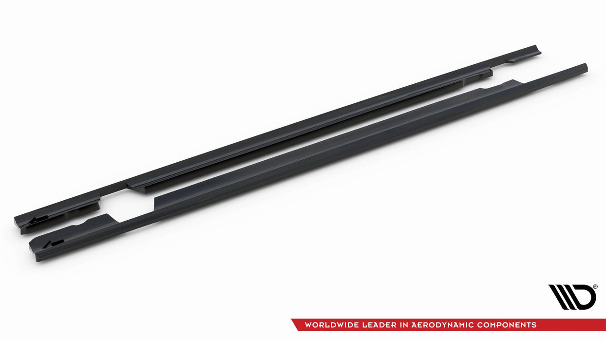 Maxton Design Side Skirts Diffusers Mercedes-AMG C63 Sedan / Estate W205 Facelift