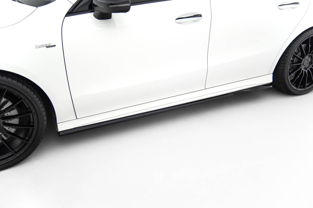 Maxton Design Side Skirts Diffusers Mercedes-AMG CLA 35 / 45 Coupe / Shooting Brake C118 Facelift / X118 Facelift