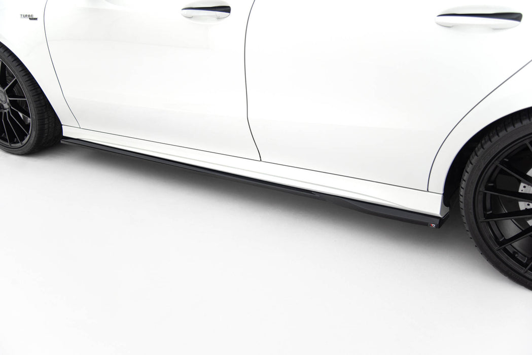 Maxton Design Side Skirts Diffusers Mercedes-AMG CLA 35 / 45 Coupe / Shooting Brake C118 Facelift / X118 Facelift